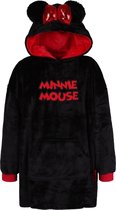 Zwart-rood, meisjes sweatshirt - Minnie Mouse / 152-170