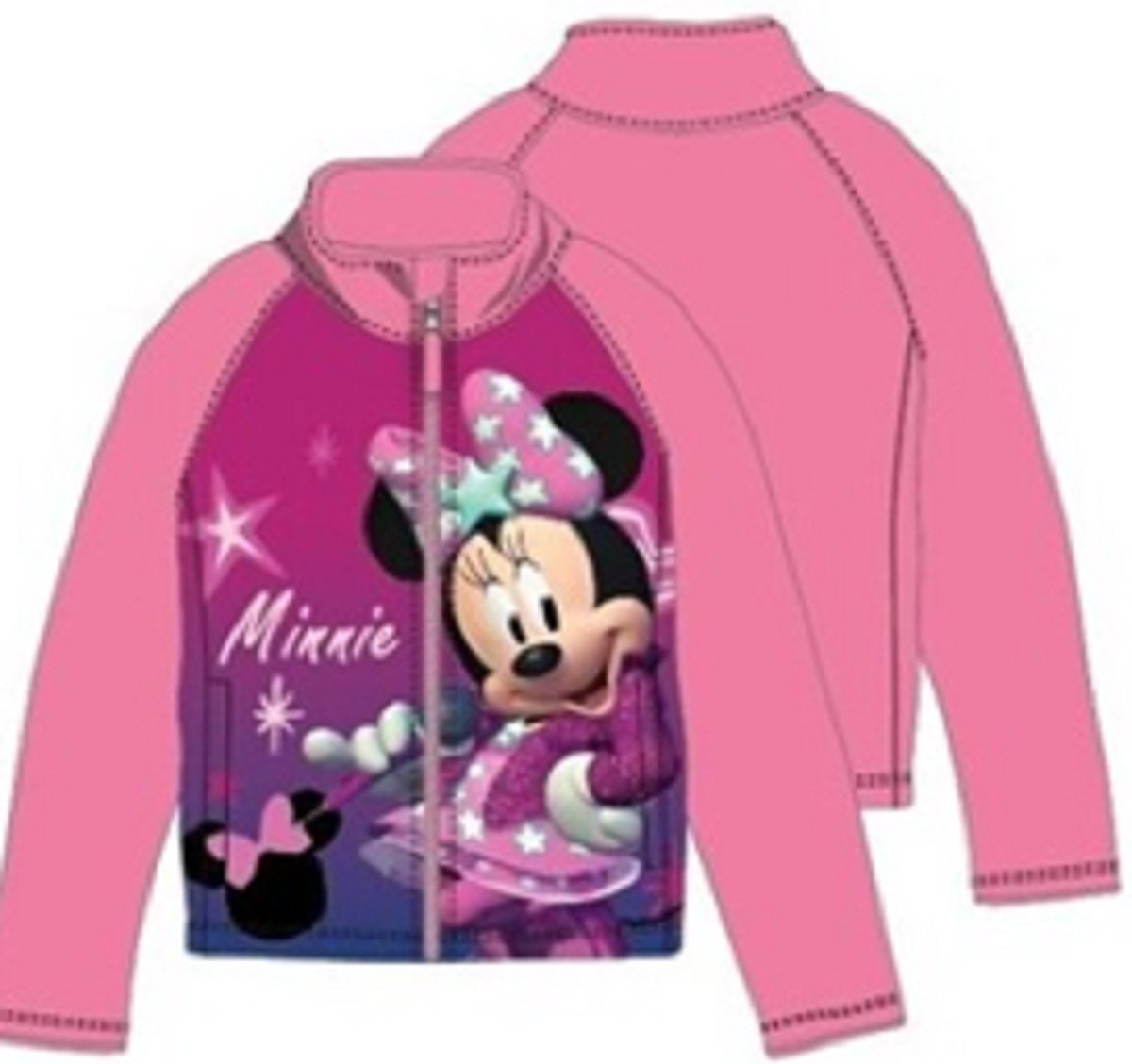 Minnie Mouse fleece vest maat 116