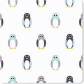 Muismat - Mousepad - Design - Dieren - Pinguïn - 30x30 cm - Muismatten