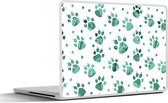 Laptop sticker - 14 inch - Patroon - Huisdieren - Hond - Dier - 32x5x23x5cm - Laptopstickers - Laptop skin - Cover