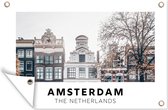 Tuinposter - Tuindoek - Tuinposters buiten - Nederland - Amsterdam - Huis - 120x80 cm - Tuin