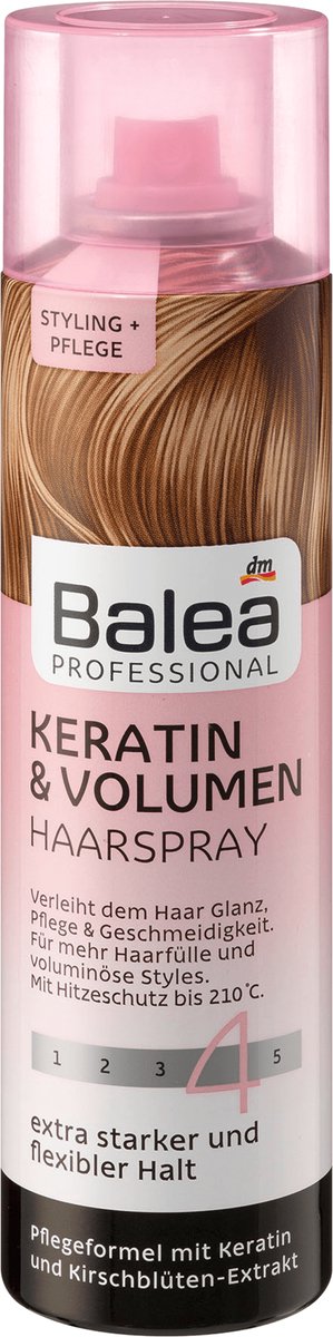 Balea Professional Haarlak Keratine&Volume, 250 ml