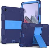 Mobigear - Tablethoes geschikt voor Samsung Galaxy Tab A8 10.5 (2021) Hardcase Backcover | Mobigear ShieldStand | Schokbestendig Galaxy Tab A8 10.5 (2021) Telefoonhoesje | Anti Shock Proof + Standaard - Blauw