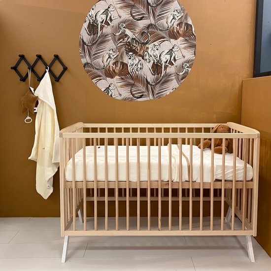 Cabino Baby bed / Ledikant Teresa met Verstelbare bodem - Naturel 60 x 120 cm