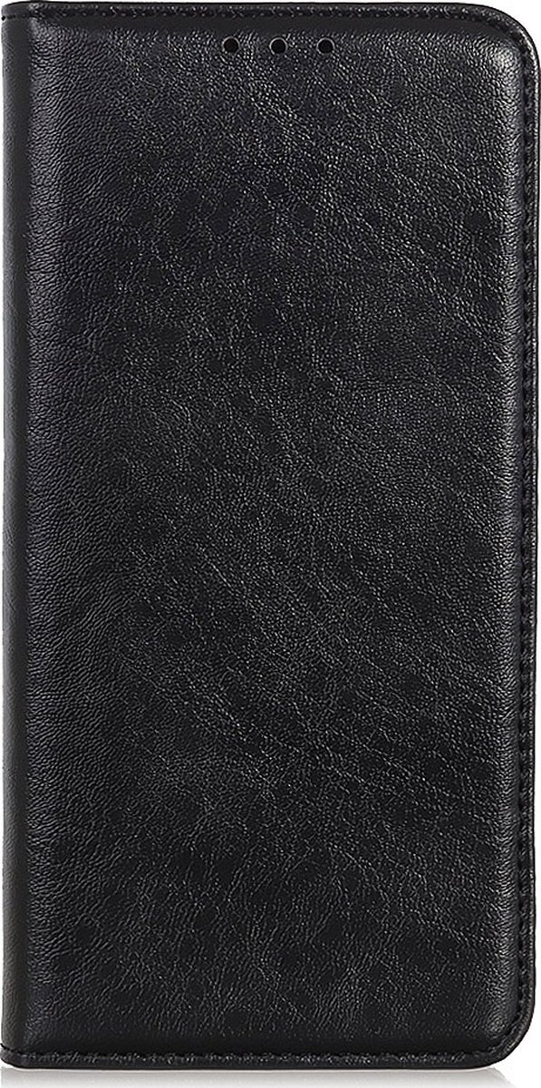 Mobigear Telefoonhoesje geschikt voor Xiaomi Redmi 9A Hoesje | Mobigear Classic Elegance Bookcase Portemonnee | Pasjeshouder voor 2 Pasjes | Telefoonhoesje voor Pinpas / OV Kaart / Rijbewijs - Zwart