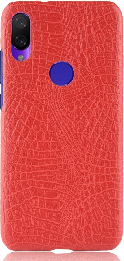 Coque Crocodile Antichoc Mobigear Rouge Xiaomi Redmi 7