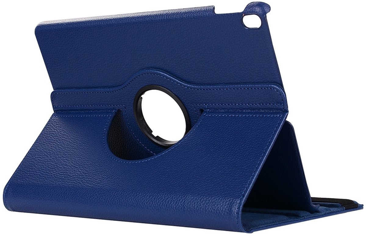 Mobigear Tablethoes geschikt voor Apple iPad Pro 10.5 Inch (2017) Hoes | Mobigear DuoStand Draaibare Bookcase - Marineblauw