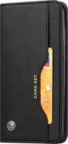 Mobigear Telefoonhoesje geschikt voor Samsung Galaxy Note 20 Ultra Hoesje | Mobigear Card Set Bookcase Portemonnee | Pasjeshouder voor 4 Pasjes | Telefoonhoesje voor Pinpas / OV Kaart / Rijbewijs - Zwart