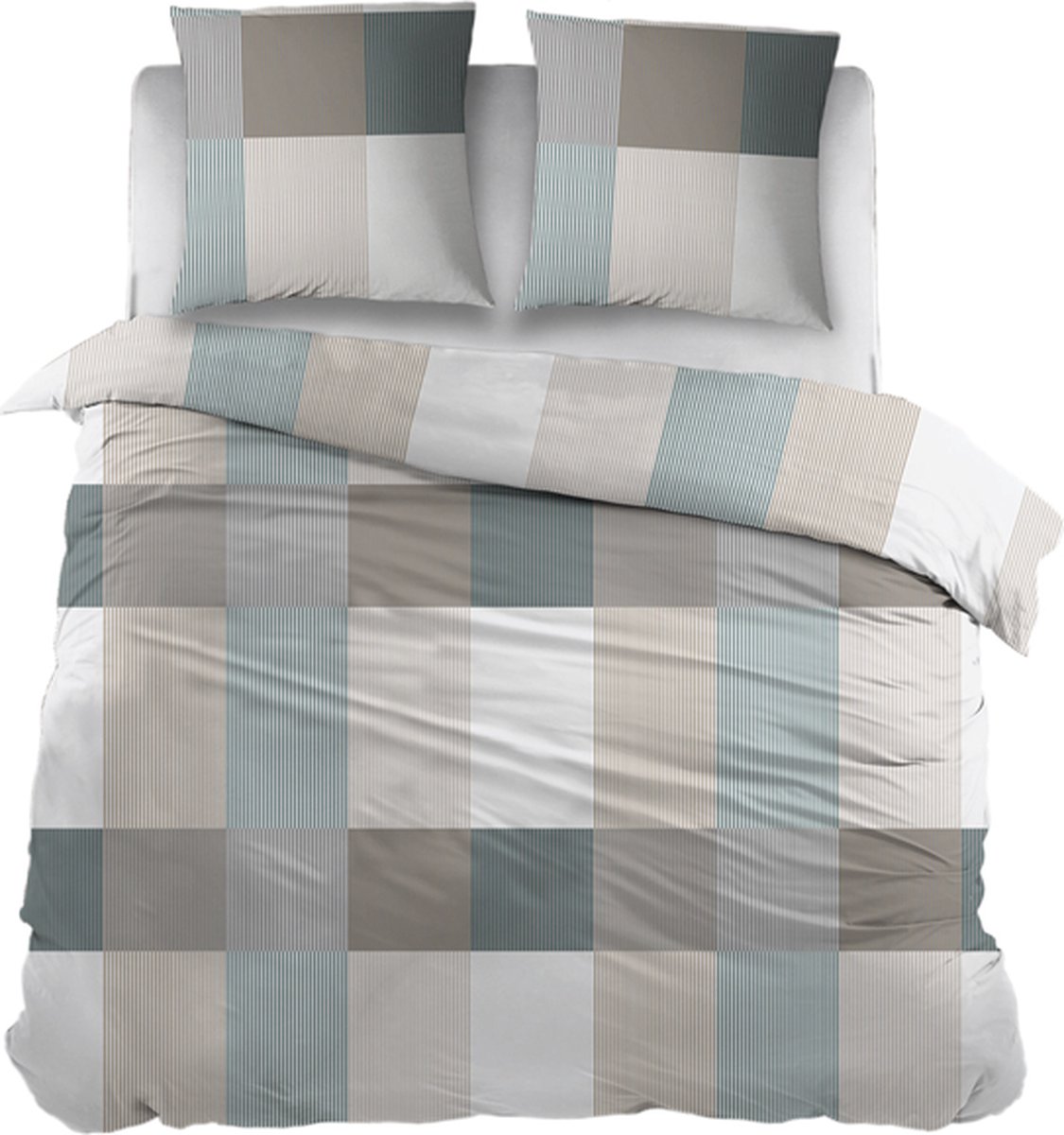 Snoozing Rudolf Dekbedovertrek - Lits-jumeaux - 240x200/220 cm - Green