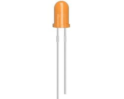 Foto: Otronic 10x led diode 5mm oranje 2v