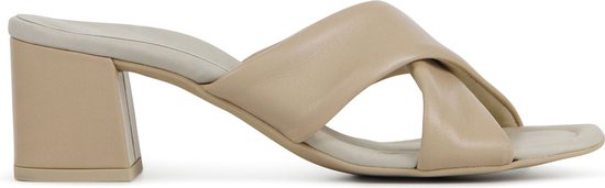 Paul Green Slippers / Slides Dames / Sandalen - 7941 - Blokhak Hoogte 6 cm  - Beige - | bol.com