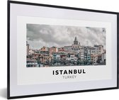 Cadre photo avec affiche - Istanbul - Turquie - Architecture - 60x40 cm - Cadre pour affiche