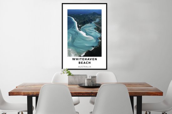 Cadre photo avec affiche - Australie - Plage - Mer - 60x90 cm - Cadre pour affiche