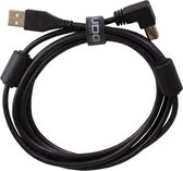 UDG Ultimate Audio Cable USB 2.0 A-B Black Angled 2m (U95005BL) - Kabel voor DJs