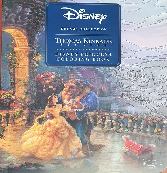 Boek cover Disney Dreams Collection Thomas Kinkade Studios Disney Princess Coloring Book van Thomas Kinkade (Paperback)