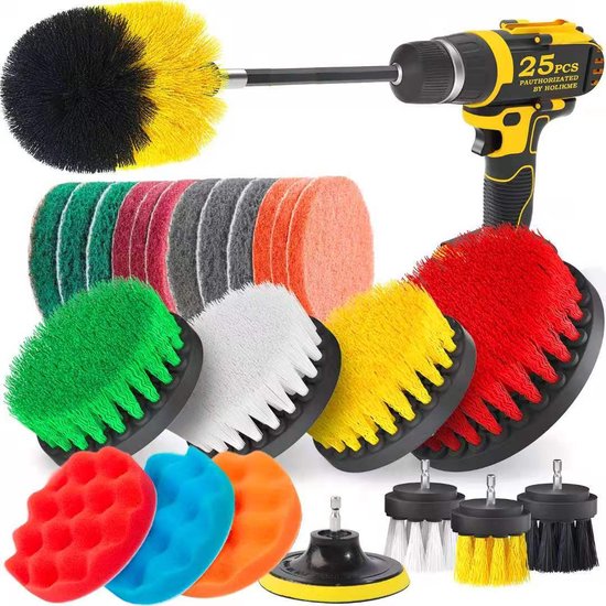 Brosse Nettoyage Perceuse 5 Pices, Brosse Pour Perceuse Voiture