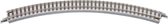 Z Rokuhan rails (met ballastbed) 7297002 Gebogen rails 45 ° 195 mm 4 stuk(s)