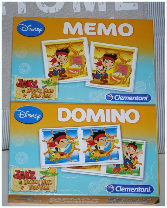 Afbeelding van het spel Disney memorie en domino, Jake en de neverland pirates
