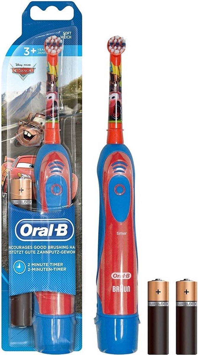 Oral-B Stages Power Kids tandenborstel op batterijen met Disney Cars (1 stuk)