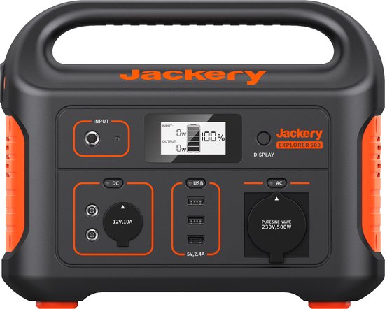 Jackery Explorer 500 - Draagbare Powerstation - powerbank - 230V Power Station generator