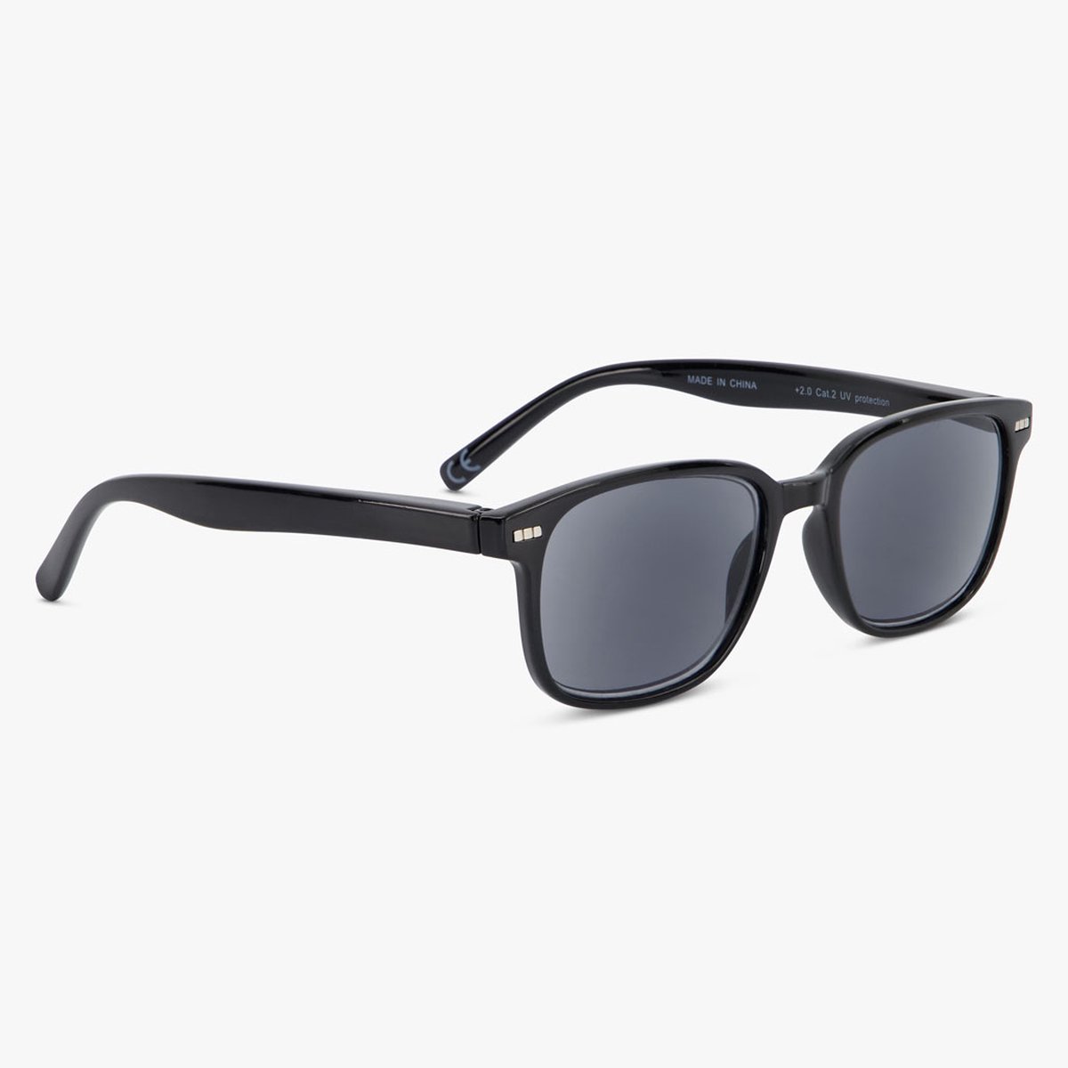 Five2One-Eyewear Zonneleesbril Dune Shiny Solid Black -+1,5 sterkte