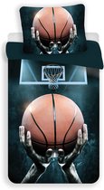 Housse de Couette Basketbal - 140 x 200 + 70 x 90 cm - Multi