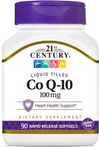 Co Q-10 / 90 stuks / 21st Century Vitamins / "Heart health Support" / Anti-aging / Rapid Release softgels /