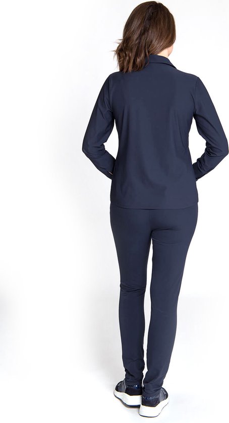 Chemisier bleu Je m'appelle - Femme - Tissu de voyage - Taille S - 2 tailles disponibles