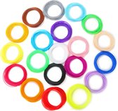Vullingen voor 3 D Pen - Set van 20 verschillende kleuren a 5 meter - verschillende kleuren