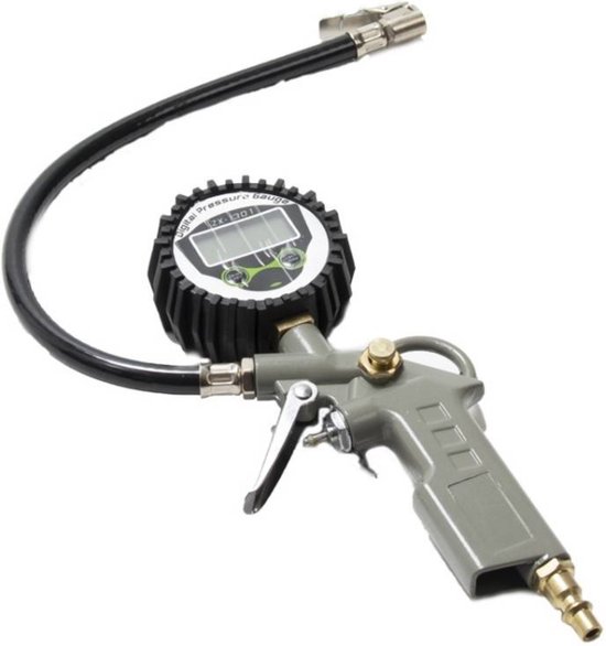 Topgear Digitale Bandendrukmeter + Spuit / voor Compressor — afbeelding 2