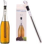 Refroidisseur à vin Stick - Cooler Rod - Pour chaque bouteille de vin - Refroidissement - Seau à Champagne - Verseur à vin en acier inoxydable - Bec verseur