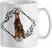 Mok Doberman 2.3| Hond| Hondenliefhebber | Cadeau| Cadeau voor hem| cadeau voor haar | Beker 31 CL