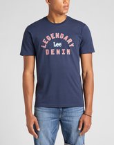 LEE LEGENDARY DENIM TEE NAVY MENS T-SHIRTS L