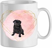 Mok Pug 2.4| Hond| Hondenliefhebber | Cadeau| Cadeau voor hem| cadeau voor haar | Beker 31 CL