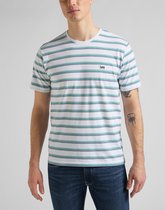 Lee Stripe Tee Mannen T-shirt - Maat M