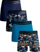 Muchachomalo-4-pack onderbroeken voor mannen-Elastisch Katoen-Boxershorts - Maat L