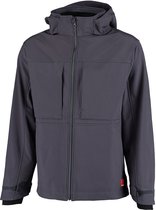 Ballyclare Softshell Jas Winddicht en Waterafstotend 365 - Grijs - Maat XL