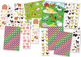 Boerderijvaria Stickers | Stickerpakket Dieren van de Boerderij | 468 Boerderijstickers | 15 Stickervellen thema Boerderijdiertjes | Kinderstickers, Kleuterstickers, Beloningsstick