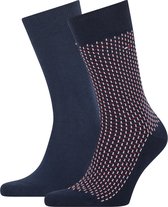 Tommy Hilfiger Men Seasonal Sock 2P Graphic BLAUW 39/42