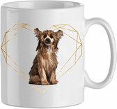 Mok chinese crested 3.3| Hond| Hondenliefhebber | Cadeau| Cadeau voor hem| cadeau voor haar | Beker 31 CL