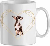 Mok Chihuahua 6.3| Hond| Hondenliefhebber | Cadeau| Cadeau voor hem| cadeau voor haar | Beker 31 CL