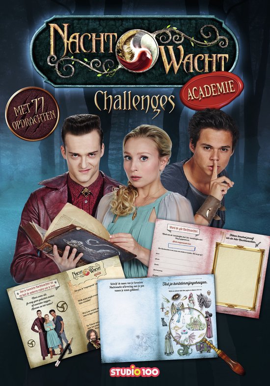 Nachtwacht Academie doeboek - Challenges - met 77 opdrachten - cover