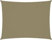 vidaXL Zonnescherm rechthoekig 2,5x4 m oxford stof beige