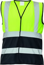 CRV Lynx Duo Signalisatie Verkeersvest 03030115 - Fluo Geel/Zwart - XL