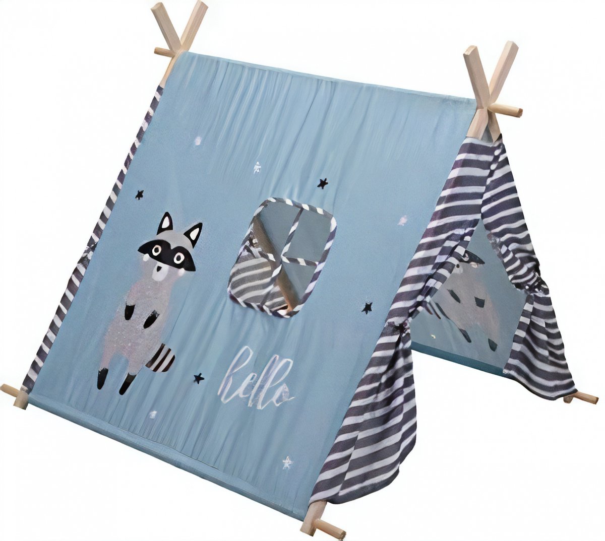 KidCollection Tipitent - 106 x 101 x 101 cm - Blauw