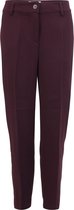 Co'Couture  Broek Dames - Pantalon / Dameskleding - june boy flash - Bordeaux - Maat S