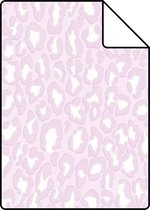 Proefstaal Origin Wallcoverings behang panters roze - 346813 - 26,5 x 21 cm