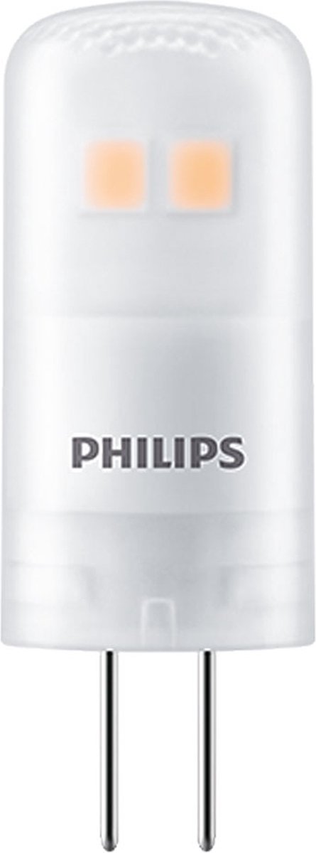 Philips 12V LED G4 - 1W (10W) - Warm Wit Licht - Niet Dimbaar - 2 stuks
