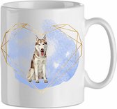 Mok Siberian Husky 2.2| Hond| Hondenliefhebber | Cadeau| Cadeau voor hem| cadeau voor haar | Beker 31 CL