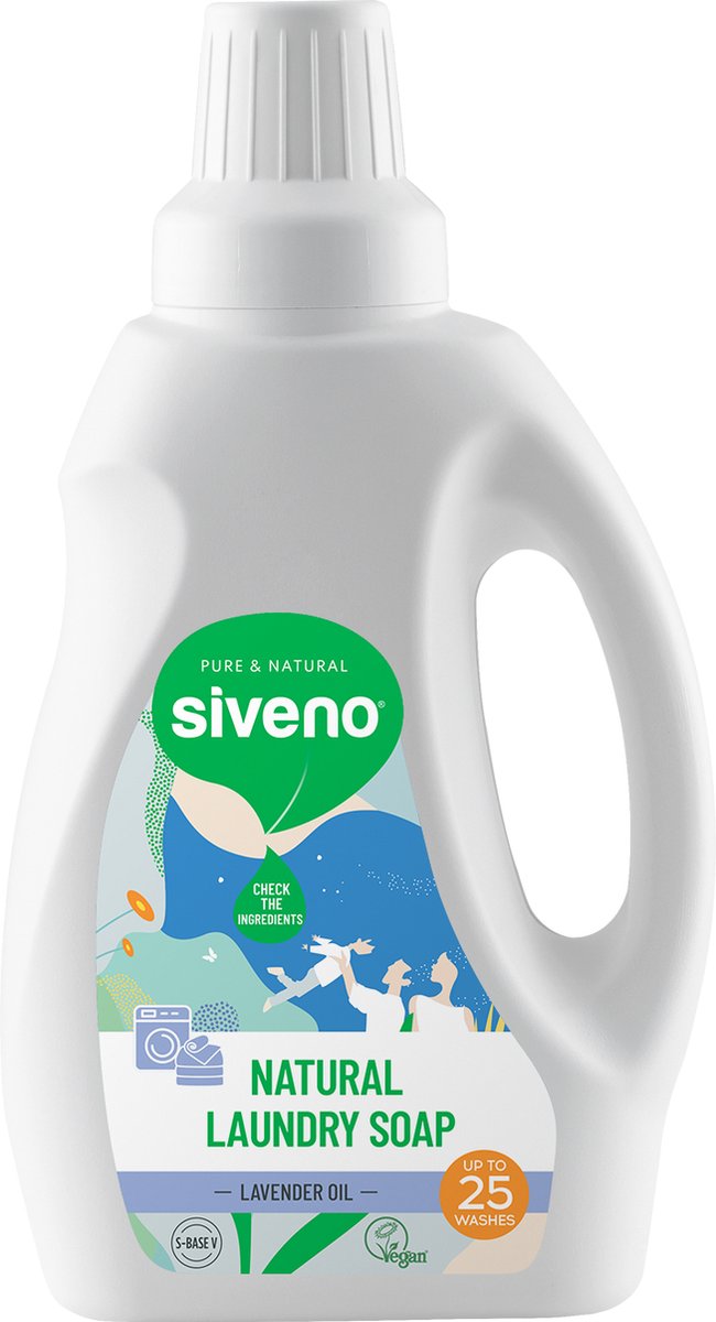 Siveno - Natuurlijke Vloeibaar Wasmiddel 750 ml